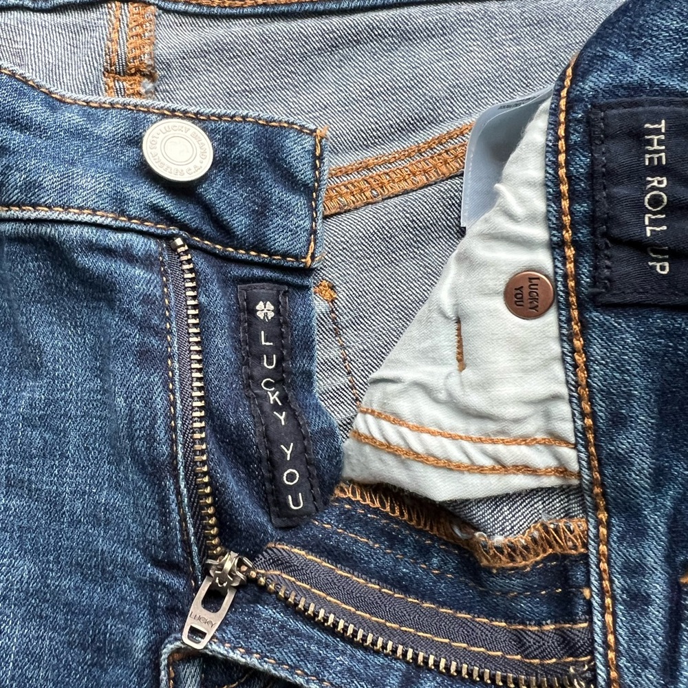 Lucky Brand women Blue Jeans short